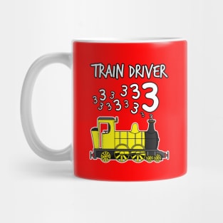 Train Driver 3 Year Old Kids Steam Engine Mug